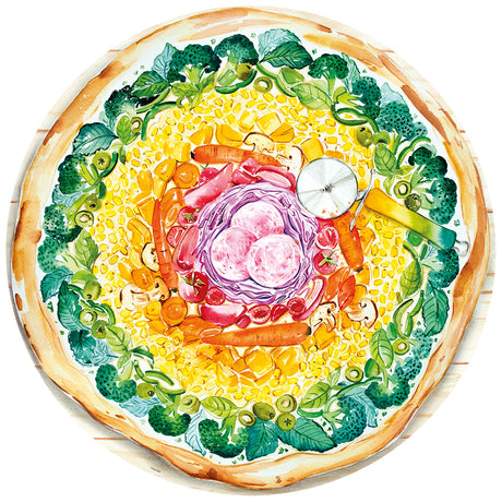 Ravensburger: Pizza Circle Puzzle - 500 Pieces