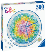 Ravensburger: Rainbow Cake Circle Puzzle - 500 Pieces