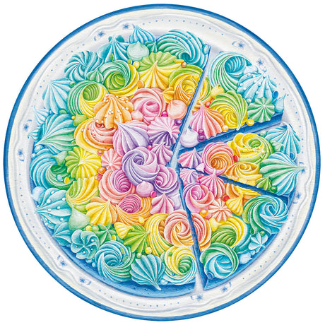 Ravensburger: Rainbow Cake Circle Puzzle - 500 Pieces