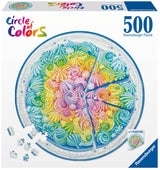 Ravensburger: Rainbow Cake Circle Puzzle - 500 Pieces