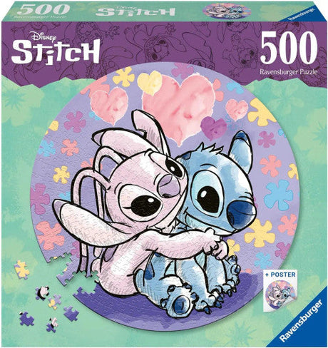 Ravensburger: Disney Stitch Circle Puzzle - 500 Pieces