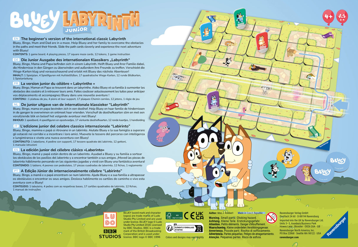Ravensburger: Bluey Junior Labyrinth Game
