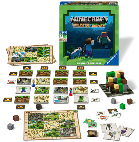 Ravensburger: Minecraft Builders & Biomes Board Game