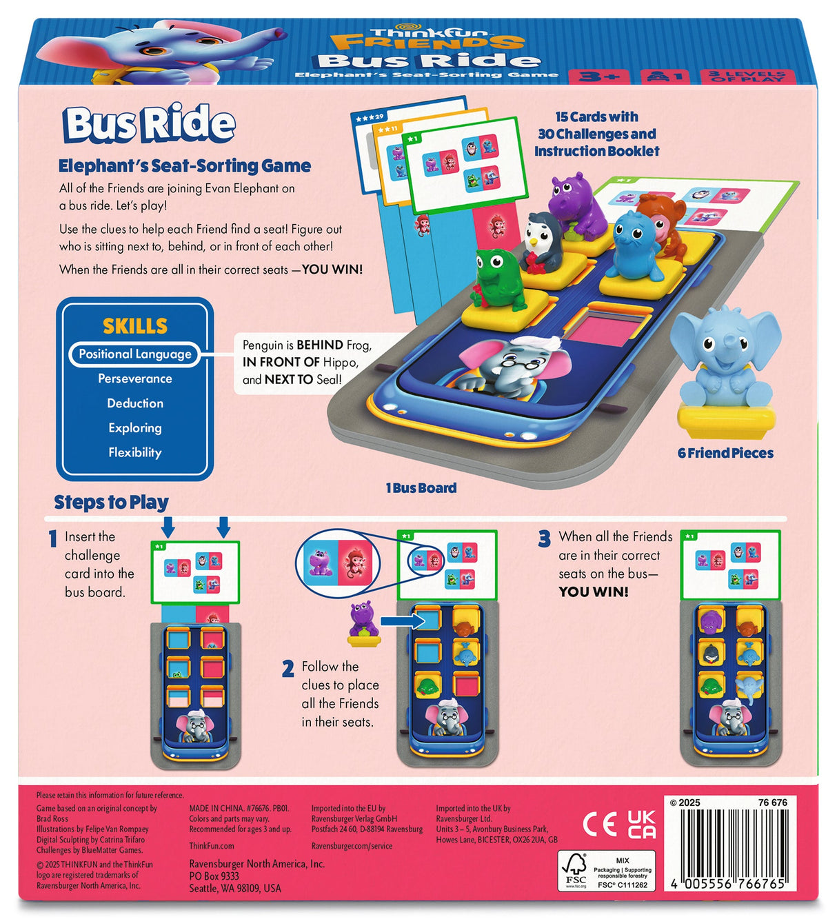 ThinkFun: ThinkFun Friends: Bus Ride