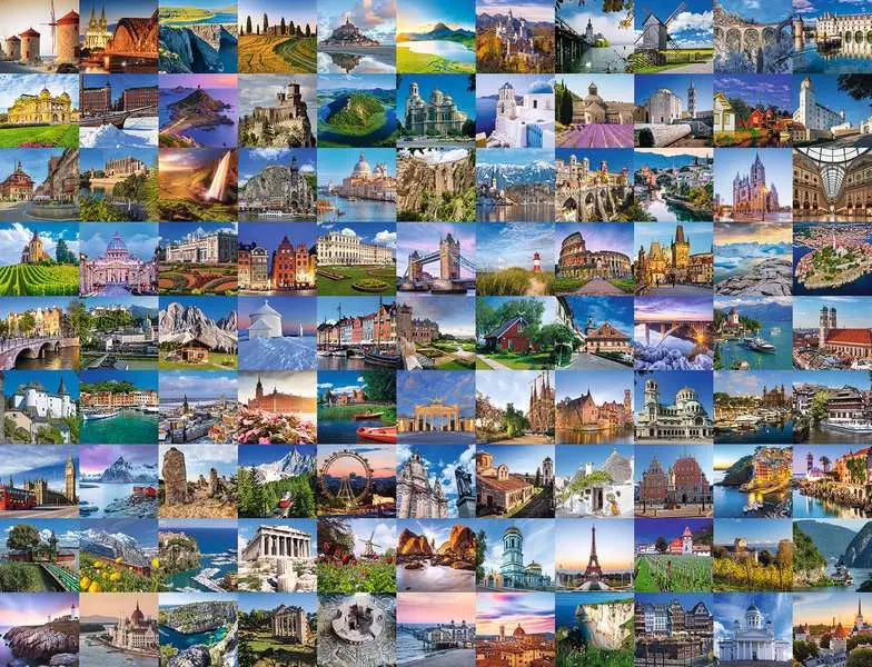 Ravensburger: 99 Places in Europe Puzzle - 2000 Piece