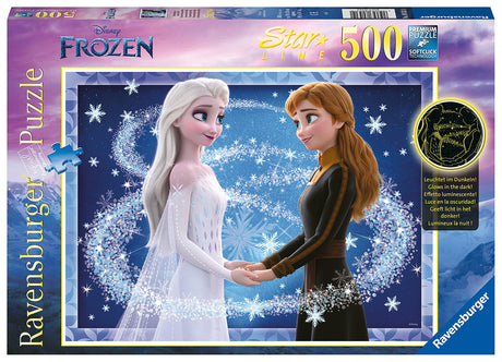 Ravensburger - Disney Starline Sisters Anna & Elsa - 500 Piece