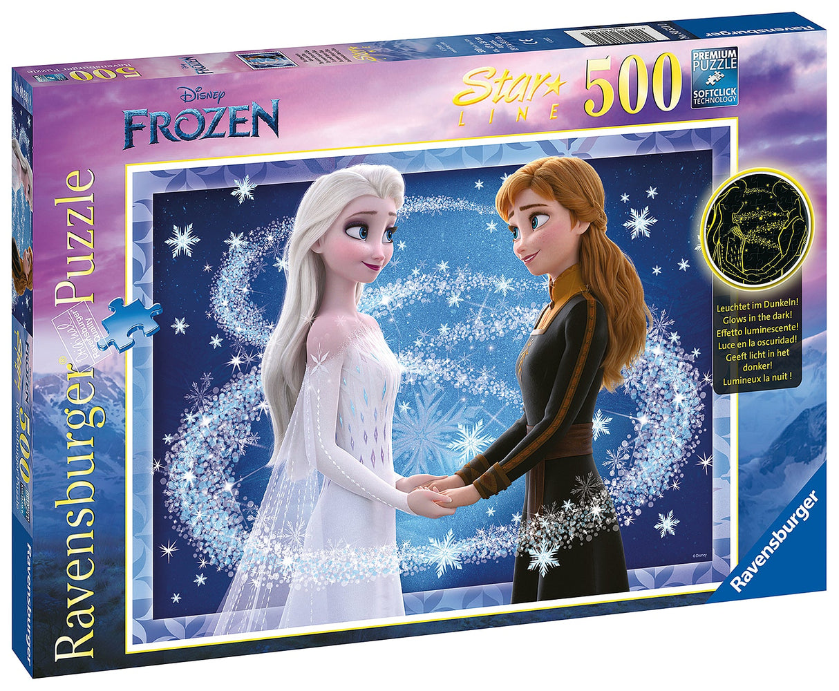 Ravensburger - Disney Starline Sisters Anna & Elsa - 500 Piece