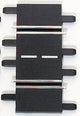 Carrera 1/4 Straight Track 2pk (8.6cm ea)