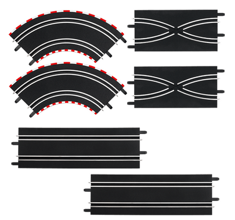 Carrera GO!!! Track Extension Set 1 6pk