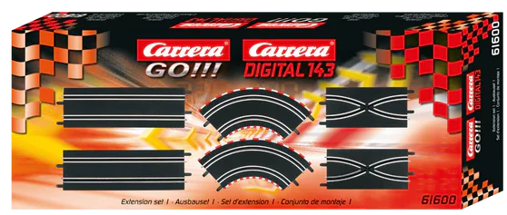 Carrera GO!!! Track Extension Set 1 6pk