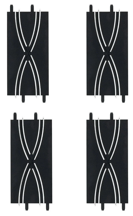 Carrera GO!!! Lane Change Section 4pk (16.1cm ea)