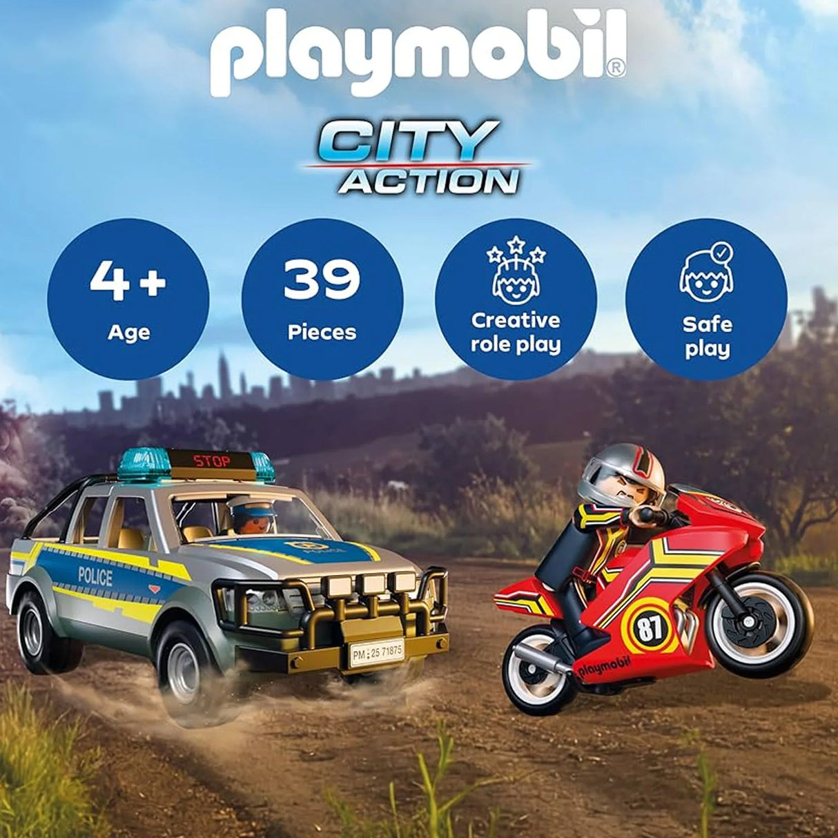 Playmobil: Police Chase with Pick-Up Truck