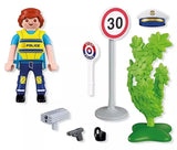 Playmobil: Police officer with speed detector