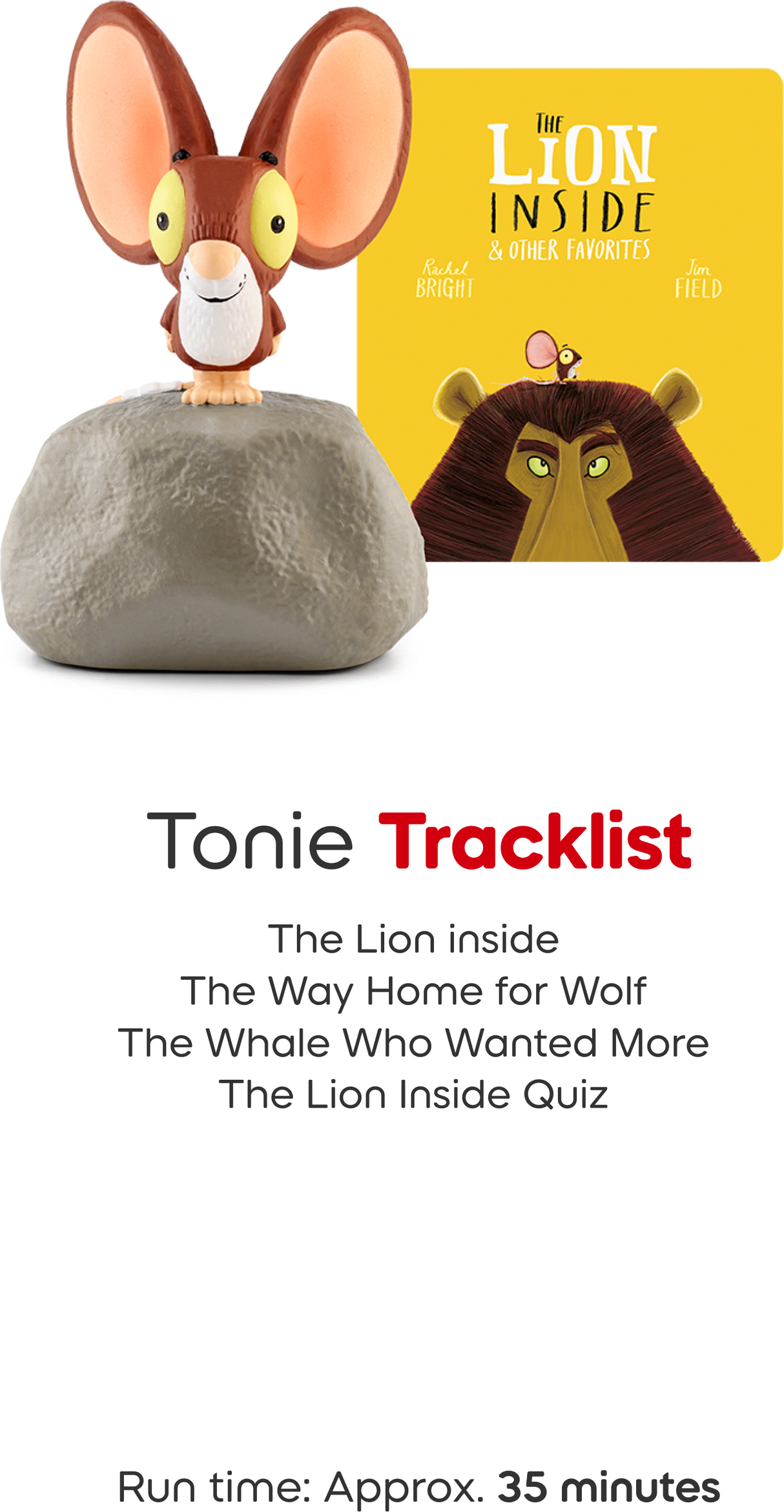 tonies: Rachel Bright Series - The Lion Inside Tonie Audio Character