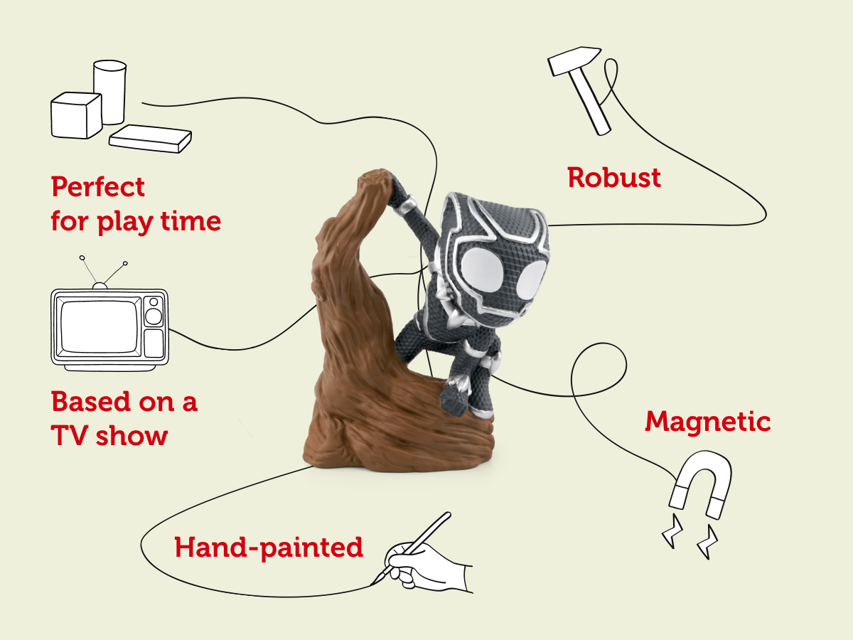 tonies: Marvel - Spidey & His Amazing Friends: Black Panther Tonie Audio Character