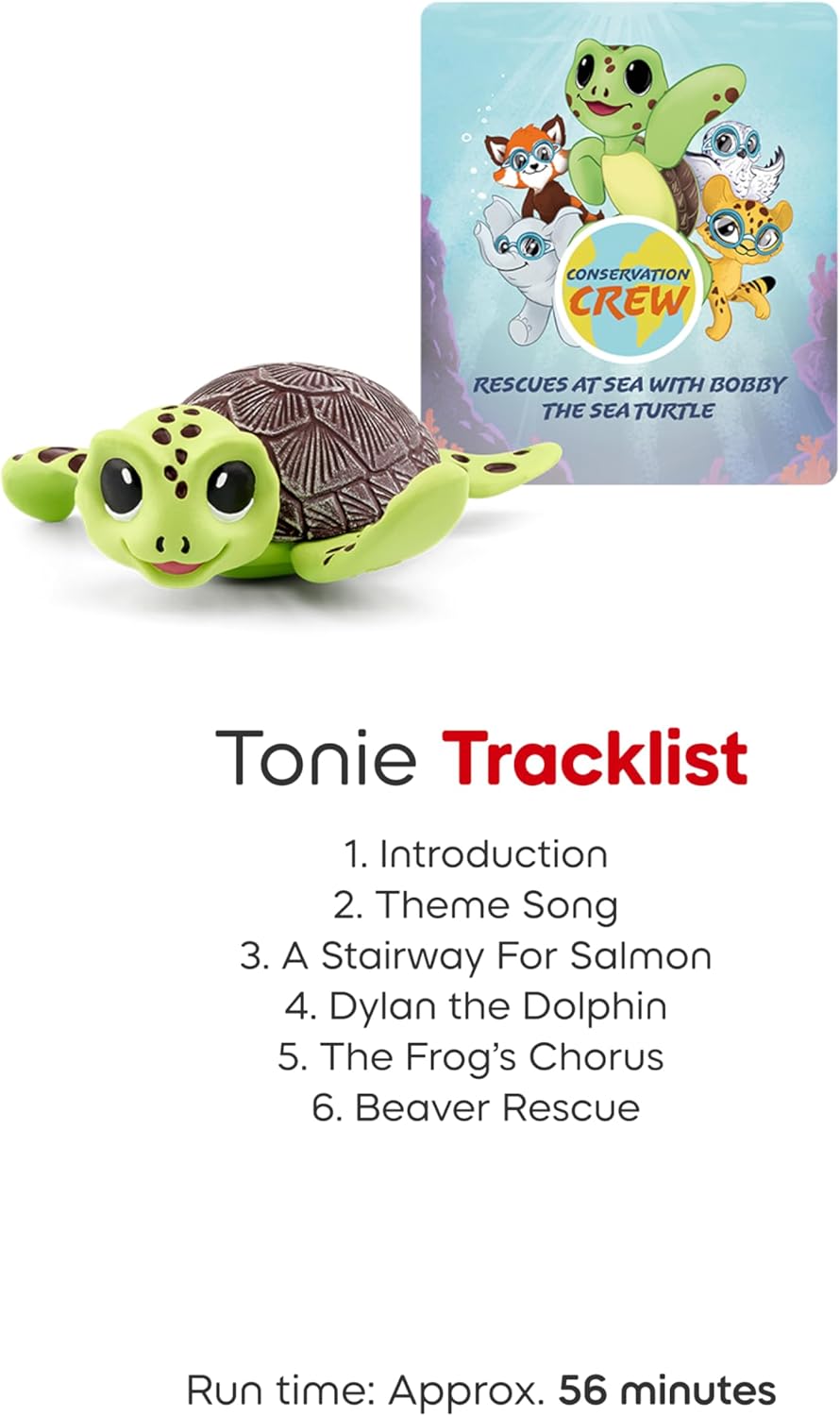 tonies: Conservation Crew - Rescues at Sea with Bobby the Sea Turtle Tonie Audio Character