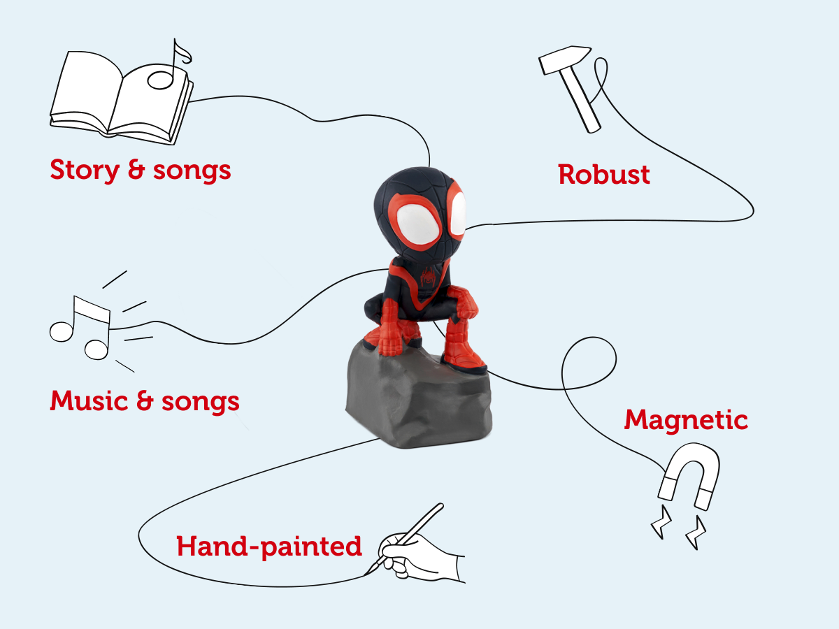 tonies: Marvel - Spidey & His Amazing Friends: Spin (Miles Morales) Tonie Audio Character