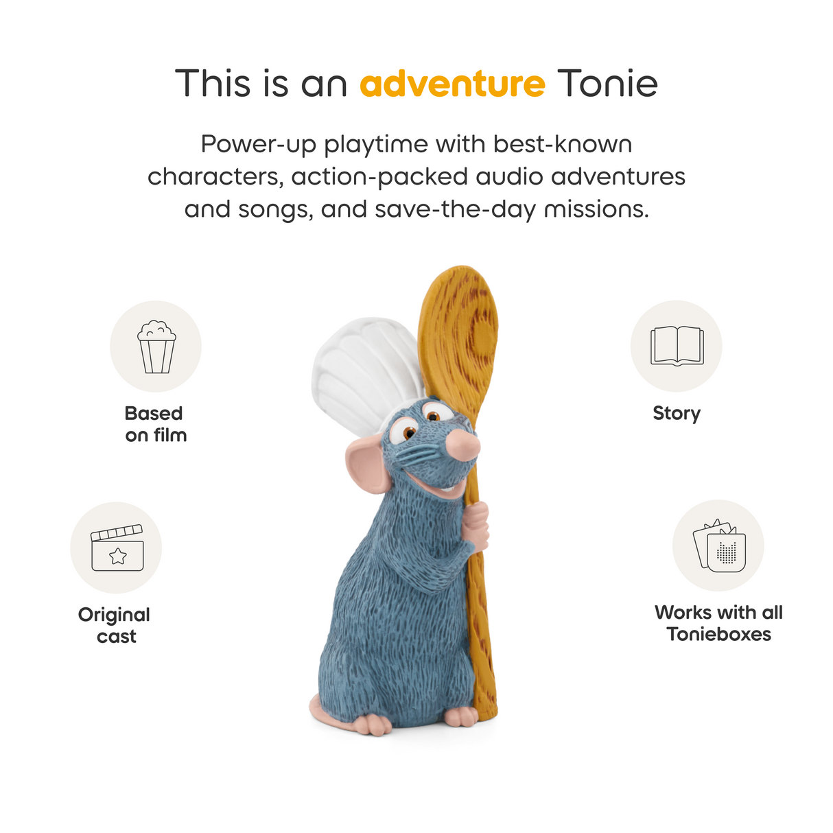 tonies: Ratatouille - Remy Tonies Audio Character
