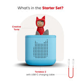 tonies: Toniebox 2 Sky Blue Starter Set Creative Tonie Rubie