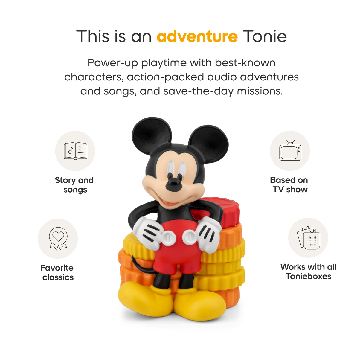 tonies: Disney - Mickey Mouse Clubhouse - Mickey Tonie Audio Character