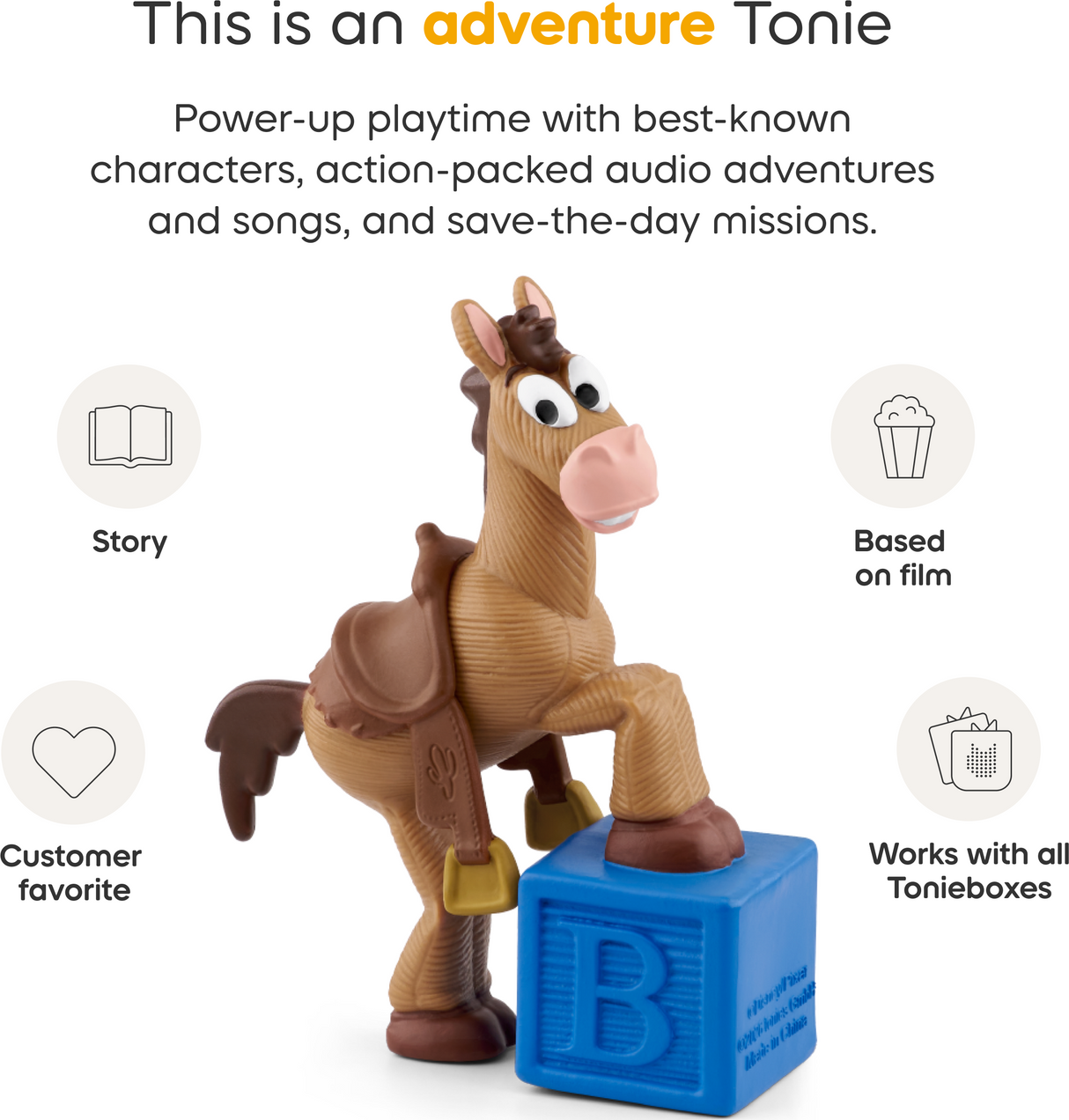 tonies: Disney - Pixar - Toy Story - Bullseye Tonie Audio Character