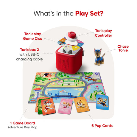 tonies: Toniebox 2 Sunset Red Play Set Paw Patrol Chase