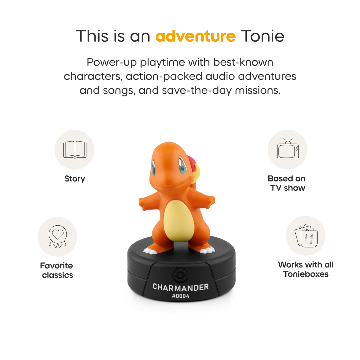 tonies: Pokémon - Charmander Tonie Audio Character