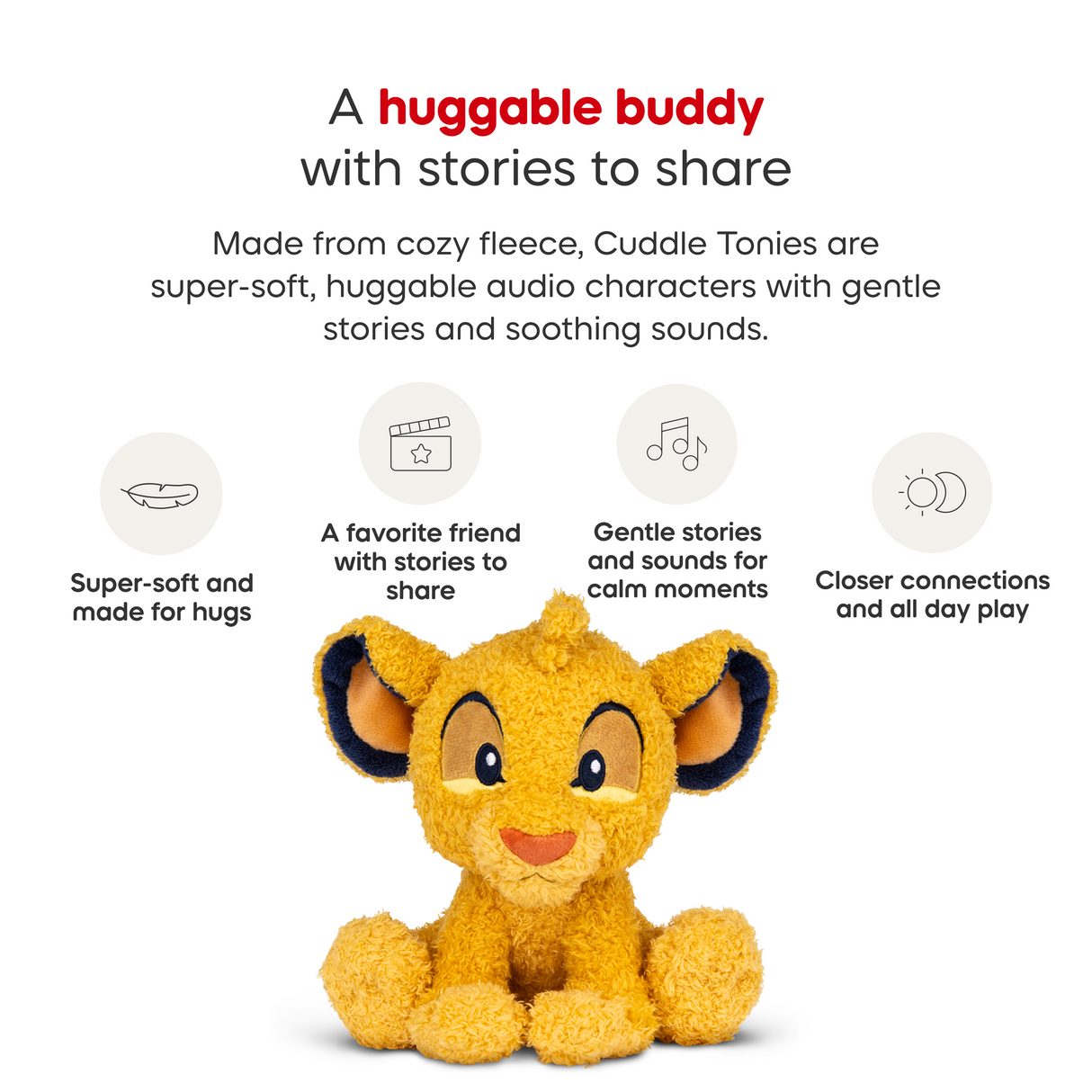 tonies: Tonies Cuddle Plush – Disney – Simba