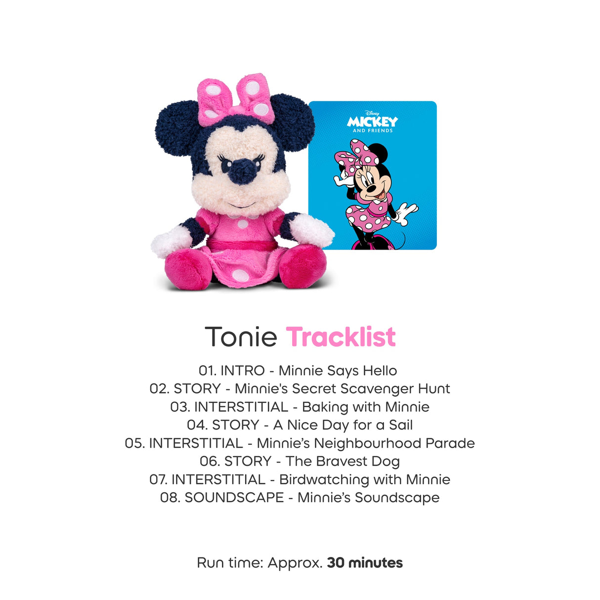 tonies: Tonies Cuddle Plush – Disney – Minnie