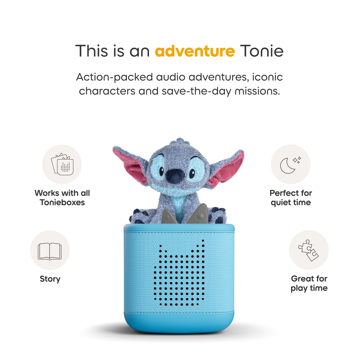 tonies: Tonies Cuddle Plush – Disney – Stitch