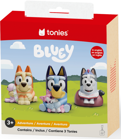 tonies: Bluey 3 Pack - Bluey, Muffin & Bingo