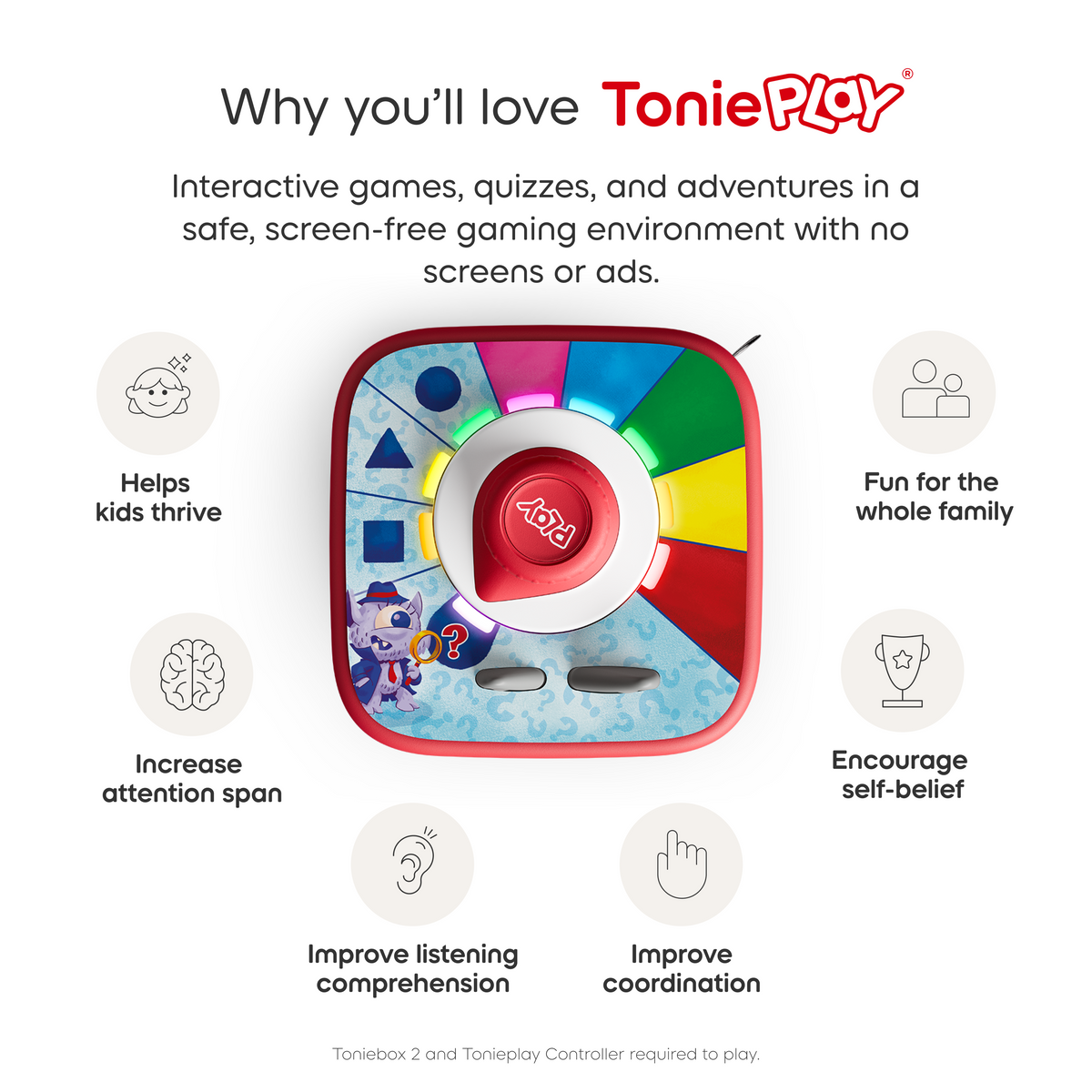 tonies: Tonieplay Hasbro - Guess Who? Monster Mysteries