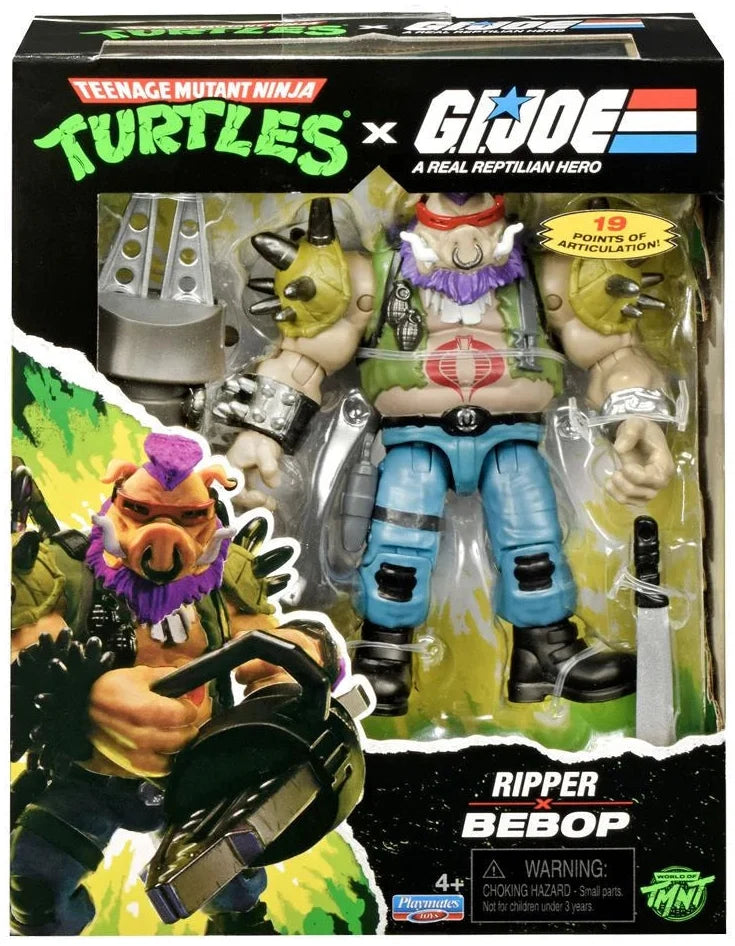 Teenage Mutant Ninja Turtles X G.I. Joe - Ripper x Bebop