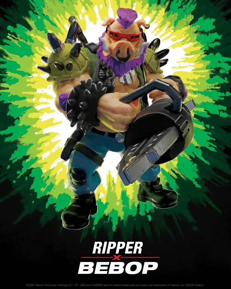 Teenage Mutant Ninja Turtles X G.I. Joe - Ripper x Bebop