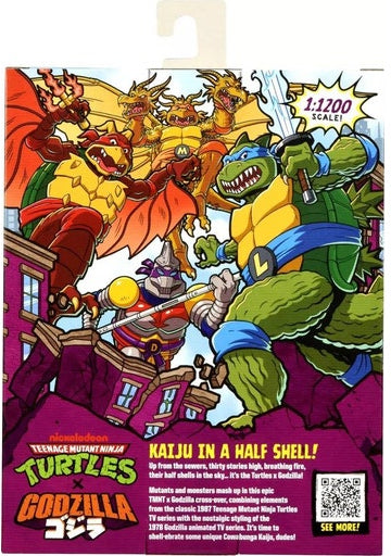 Teenage Mutant Ninja Turtles X Godzilla - Mikey X King Chidorah