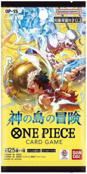 One Piece Card Game: 'Adventure on Kami's Island' Booster Pack OP-15 - Japanese Language