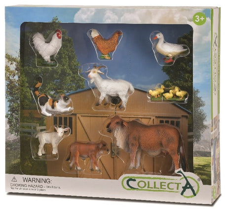 CollectA: 9pcs Farm Life Boxed Set