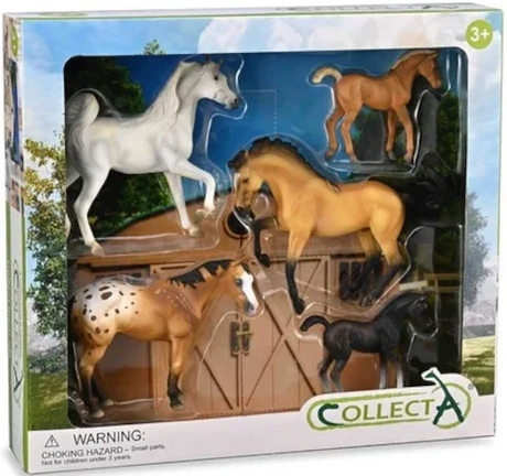 CollectA: 5pcs Horse Window Box