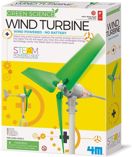 4M Green Science Eco-Engineering Build Your Own Wind Turbine