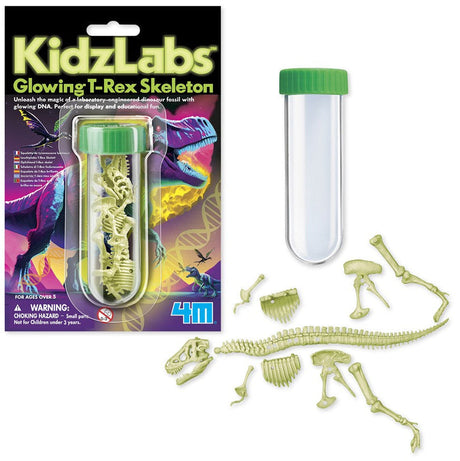 4M: Glowing T-Rex Skeleton