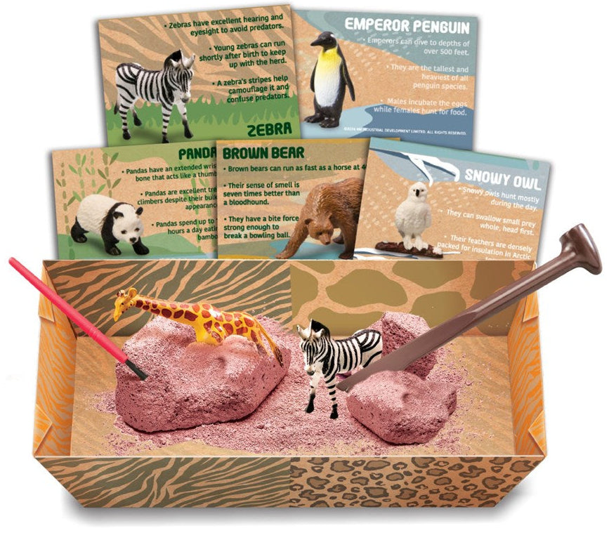 4M: Kidzlabs/Wildlife Animal Digging Kit