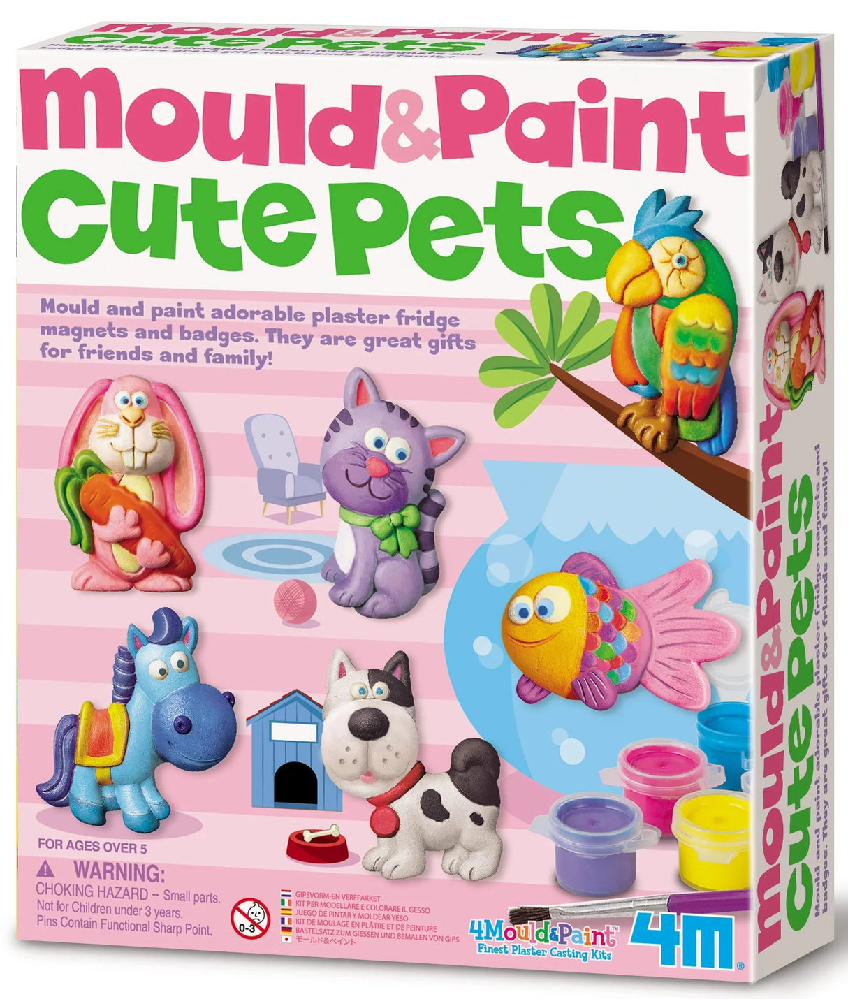4M: Mould & Paint - Cute Pets