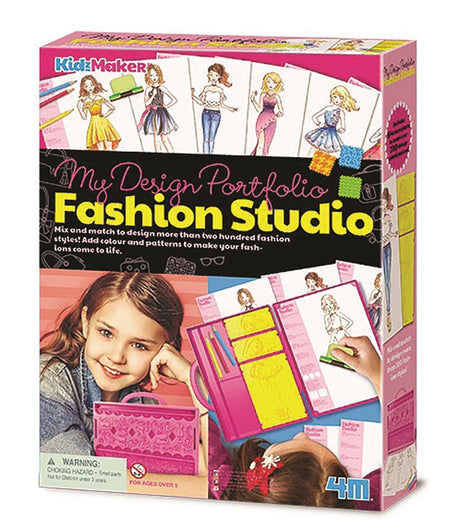 4M: KidzMaker/My Design Portfolio Fashion Studio