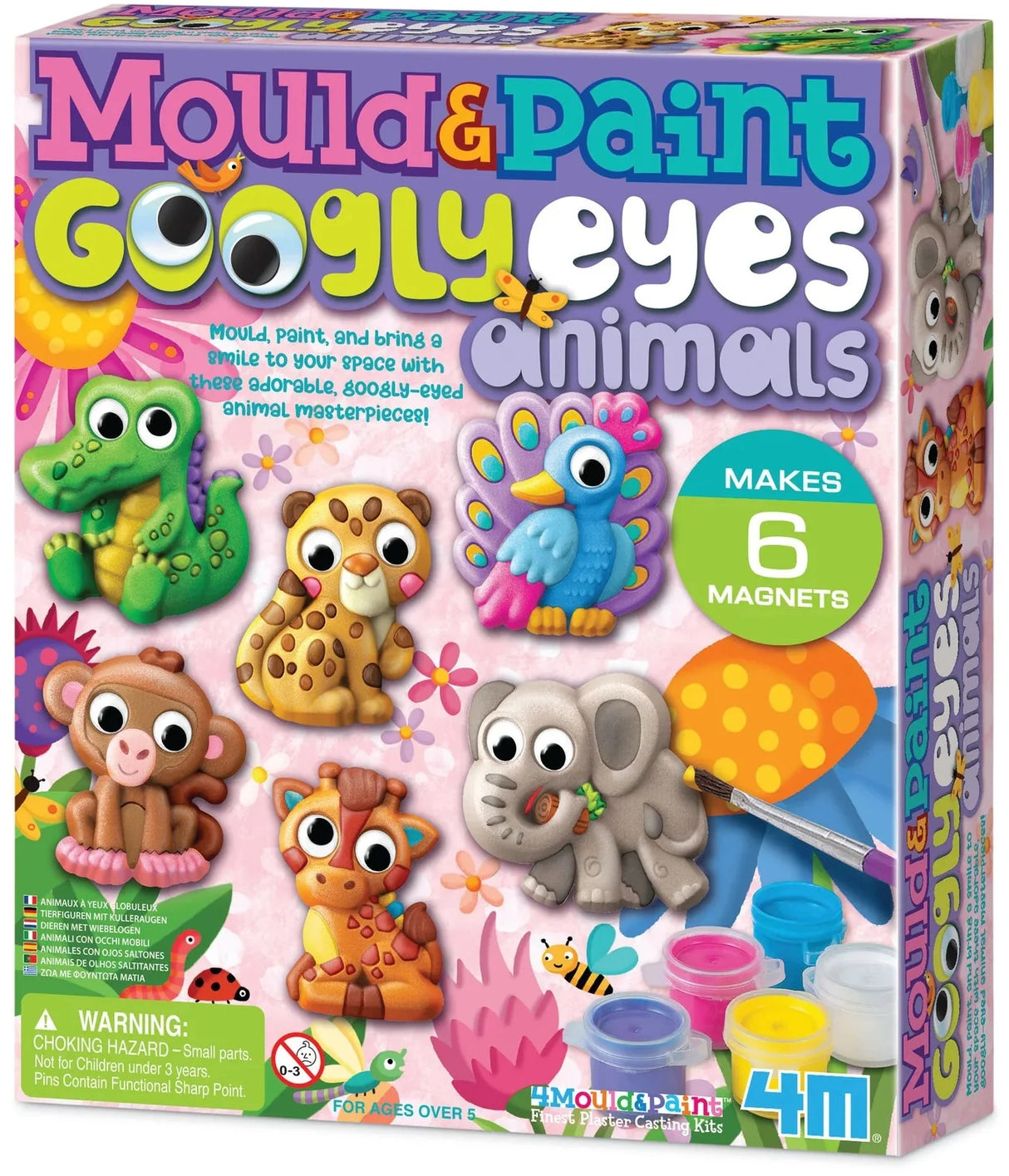 4M: Mould & Paint Googly Eyes Animals
