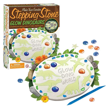 4M: Make Your Garden Stepping Stone Glow Dinosaurs/US