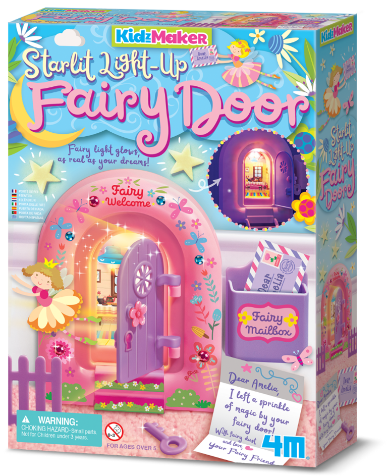 4M: KidzMaker Starlit Fairy Door