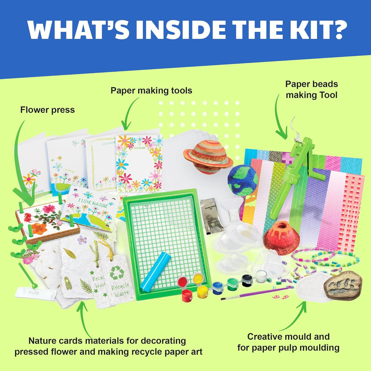 4M STEAM Green Paper Craft