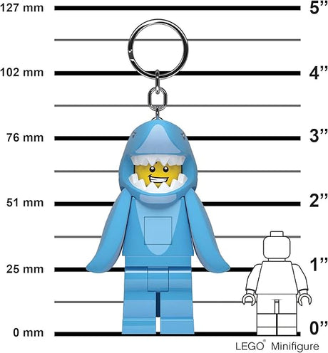 LEGO® Minifigures™ Keychain Light Shark Suit Guy