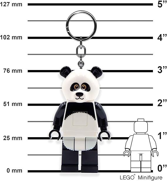 LEGO® Minifigures™ Keychain Light Panda Guy