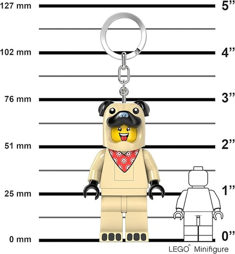 LEGO® Minifigures™ Keychain Light Pug